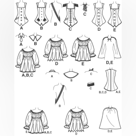 🪡 Simplicity Misses Costumes Sewing Pattern 3629 - Picture 5 of 8